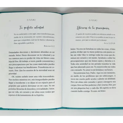 Oraciones De Un Minuto Para Mujeres/Imitacion Piel Aqua Oraciones De Un Minuto Para Mujeres/Imitacion Piel Aqua