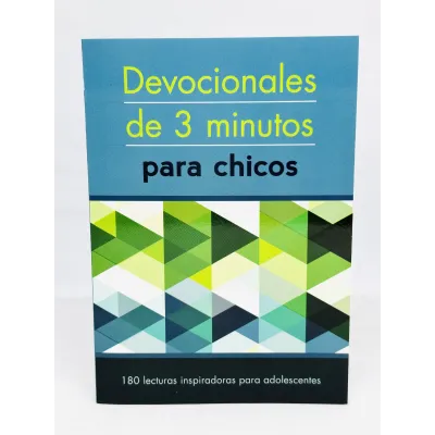 Devocional De 3 Minutos Para Chicos 180 lecturas inspiradoras para adolescentes Devocional De 3 Minutos Para Chicos 180 lecturas inspiradoras para adolescentes