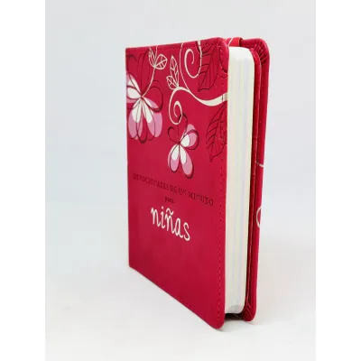Devocionales de un Minuto para Niñas/Cuero/Rosa Devocionales de un Minuto para Niñas/Cuero/Rosa
