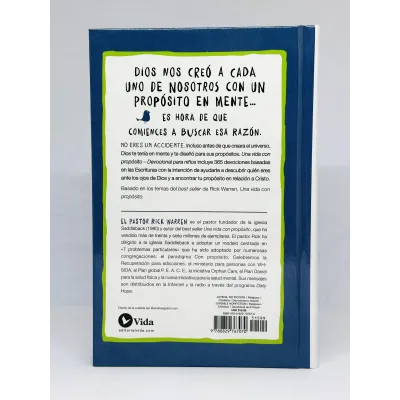 Una Vida Con Propósito - Devocional Para Niños
