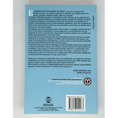 Cómo aconsejar en situaciones de crisis [Libro]