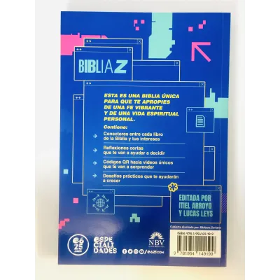 Biblia Z/Azul Esta es una Biblia única para la Generación Z Biblia Z/Azul Esta es una Biblia única para la Generación Z