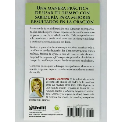 Diez minutos parea la oración poderosa [Bolsilibro] Una manera práctica de usar tu tiempo con sabiduría