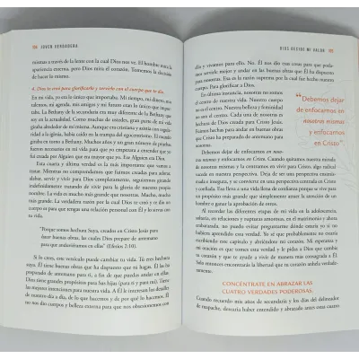 Joven Verdadera [Libro] Vive de forma que el evangelio luzca hermoso ante quienes te rodean.
