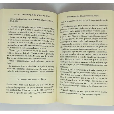Las sietes cosas que te roban el gozo Superando Los Obstáculos Hacia Tu Alegria Las sietes cosas que te roban el gozo Superando Los Obstáculos Hacia Tu Alegria