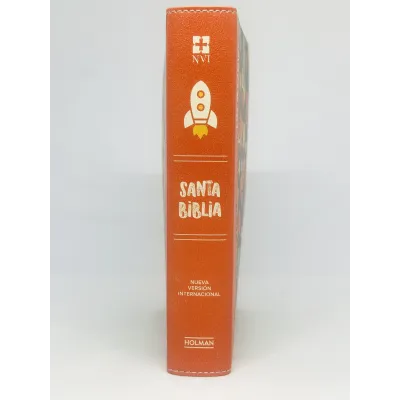 Biblia NVI Luz En Mi Camino Cohetes Multicolor Simil Piel [Biblia]