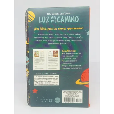 Biblia NVI Luz En Mi Camino Cohetes Multicolor Simil Piel [Biblia]