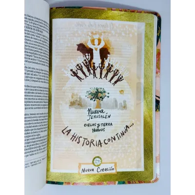 Biblia RVR60/Centrada En Cristo/Floral/Simil Piel/Con Indice Biblia RVR60/Centrada En Cristo/Floral/Simil Piel/Con Indice