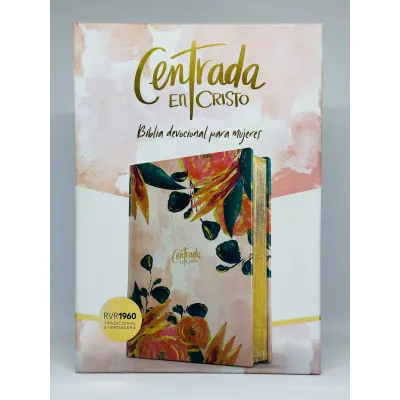 Biblia RVR60/Centrada En Cristo/Floral/Simil Piel/Con Indice Biblia RVR60/Centrada En Cristo/Floral/Simil Piel/Con Indice