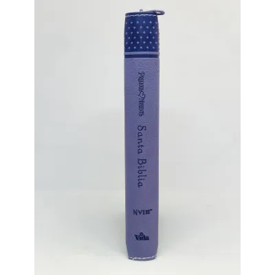 Biblia Precious Moments NVI Angelitos Ultrafina Compacta Purpura con cierre [Biblia]