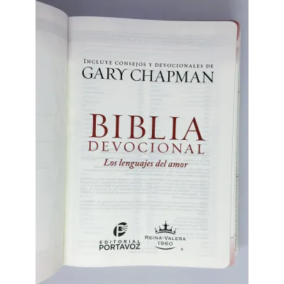 Biblia Devocional Los Lenguajes Del Amor [Biblia] RVR 1960 Blanco