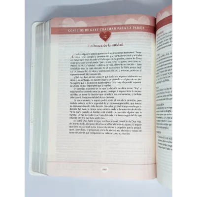 Biblia Devocional Los Lenguajes Del Amor [Biblia] RVR 1960 Blanco