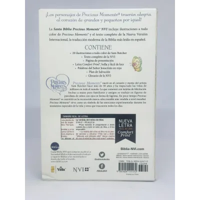 Biblia Precious Moments NVI Angelitos Ultrafina Compacta Purpura con cierre [Biblia]