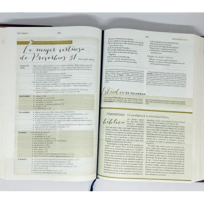 Biblia RVR60 de Estudio para Mujeres [Biblia] Palabra de Dios para la Vida