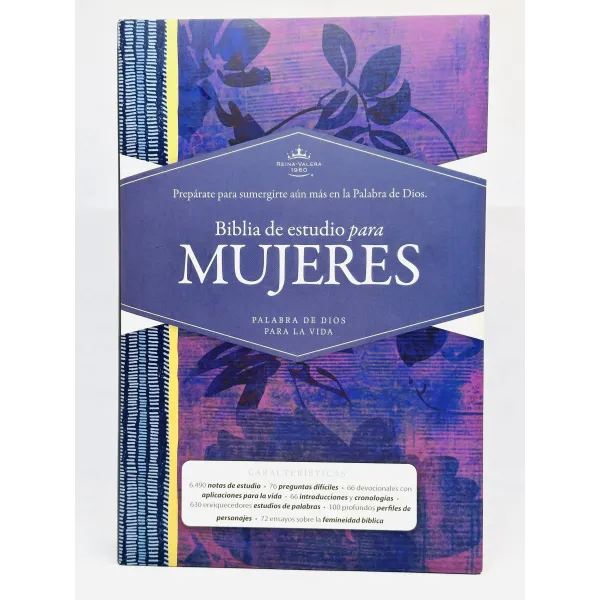 Biblia RVR60 de Estudio para Mujeres [Biblia] Palabra de Dios para la Vida