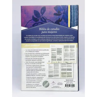 Biblia RVR60 de Estudio para Mujeres [Biblia] Palabra de Dios para la Vida