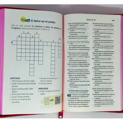 Biblia RVC Valiente Con Jesus Magenta C-Fucsia [Biblia]