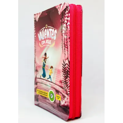 Biblia RVC Valiente Con Jesus Magenta C-Fucsia [Biblia]