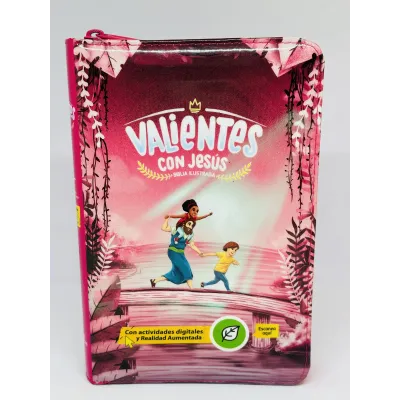 Biblia RVC Valiente Con Jesus Magenta C-Fucsia [Biblia]