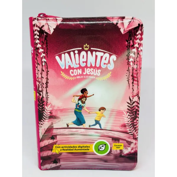 Biblia RVC Valiente Con Jesus Magenta C-Fucsia [Biblia]