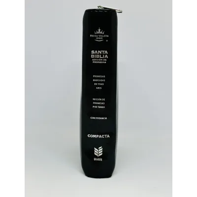 Biblia De Promesas [Biblia] Compacta/Negra/Zipper
