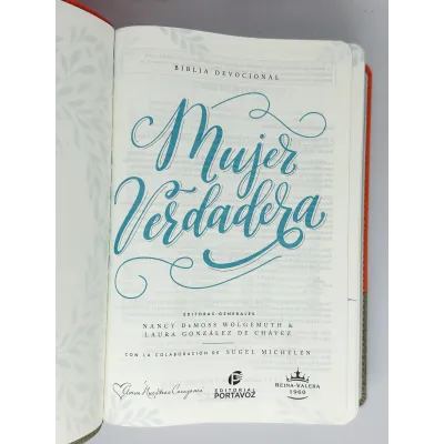 RVR 1960 Biblia Devocional Mujer Verdadera [Biblia] Reina Valera 1960/Dos Tonos