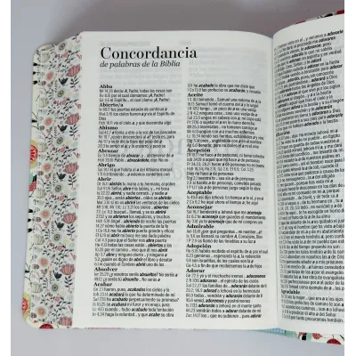 Biblia RVR60 Colección Primaveral Turquesa , canto pintado 045 Biblia RVR60 Colección Primaveral Turquesa , canto pintado 045