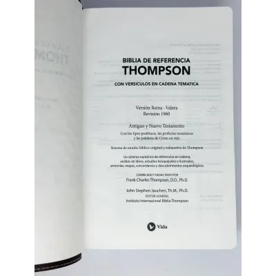 Biblia Thompson [Biblia] Personal Marrón Terracota