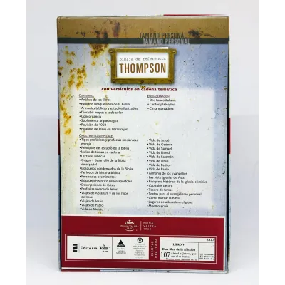 Biblia Thompson [Biblia] Personal Marrón Terracota
