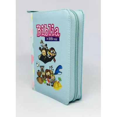 Biblia Mi Gran Viaje RVR60/Imitacion Piel/Turquesa/Cierre Biblia Mi Gran Viaje RVR60/Imitacion Piel/Turquesa/Cierre