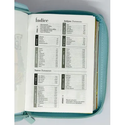 Biblia Mi Gran Viaje RVR60/Imitacion Piel/Turquesa/Cierre Biblia Mi Gran Viaje RVR60/Imitacion Piel/Turquesa/Cierre