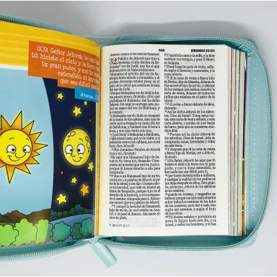 Biblia Mi Gran Viaje RVR60/Imitacion Piel/Turquesa/Cierre Biblia Mi Gran Viaje RVR60/Imitacion Piel/Turquesa/Cierre