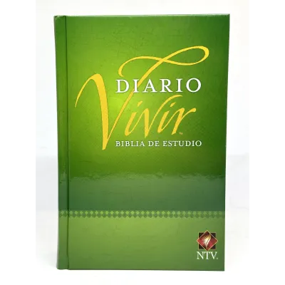 Biblia De Estudio Diario Vivir NTV Tamaño Personal Rustica/Verde [Biblia de Estudio]