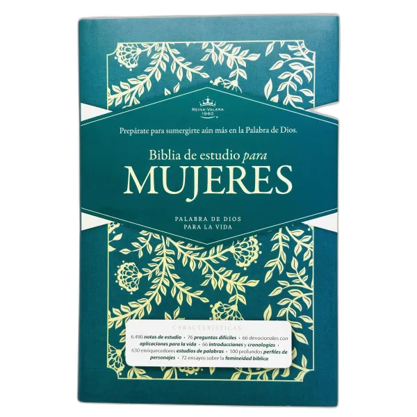Biblia de Estudio para Mujeres RVR 1960 Tela Verde [Biblia de Estudio]