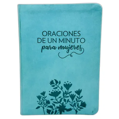 Oraciones De Un Minuto Para Mujeres/Imitacion Piel Aqua Oraciones De Un Minuto Para Mujeres/Imitacion Piel Aqua