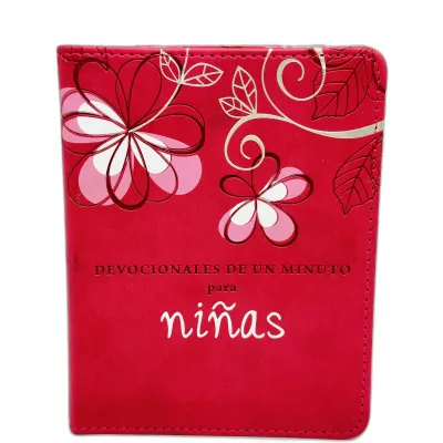 Devocionales de un Minuto para Niñas/Cuero/Rosa Devocionales de un Minuto para Niñas/Cuero/Rosa