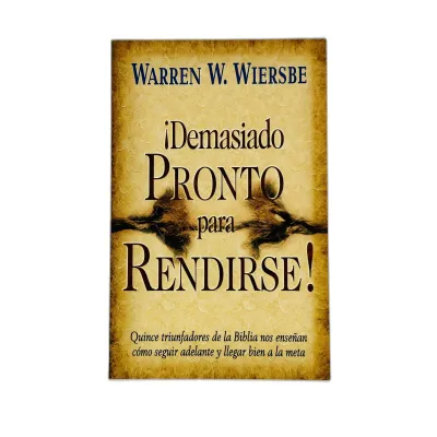 ¡Demasiado Pronto para Rendirse! [Bolsilibro]