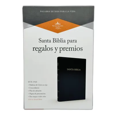 RVR 1960 Biblia para Regalos y Premios, negro imitación piel RVR 1960 Biblia para Regalos y Premios, negro imitación piel