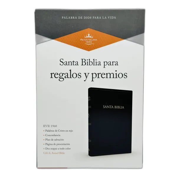 RVR 1960 Biblia para Regalos y Premios, negro imitación piel
