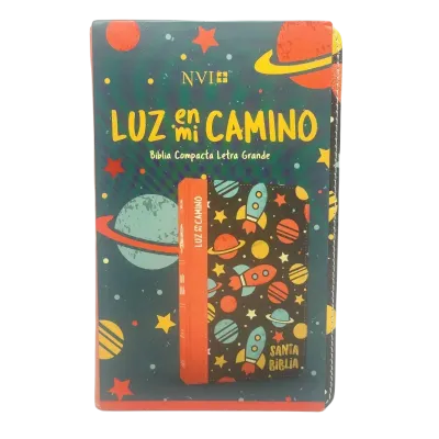 Biblia NVI Luz En Mi Camino Cohetes Multicolor Simil Piel [Biblia]