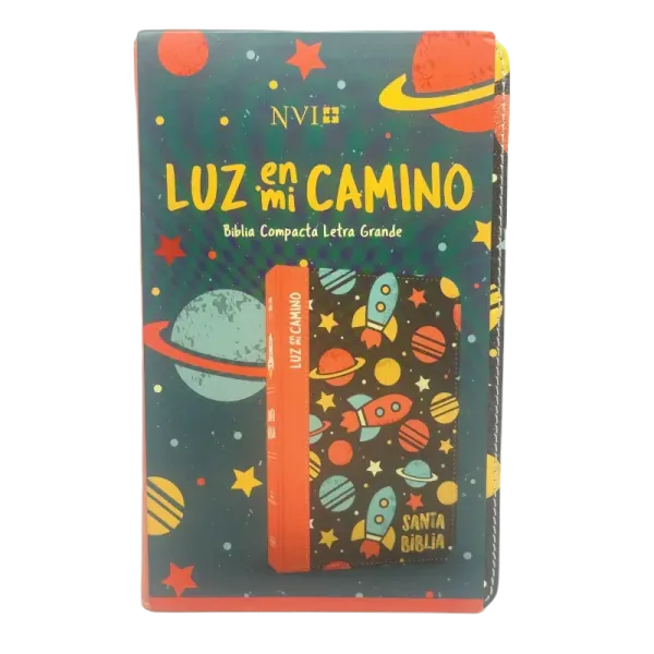 Biblia NVI Luz En Mi Camino Cohetes Multicolor Simil Piel [Biblia]