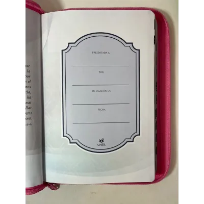 Biblia de Promesas Letra Gigante Rosa con cierre e índice RVR60 Biblia de Promesas Letra Gigante Rosa con cierre e índice RVR60