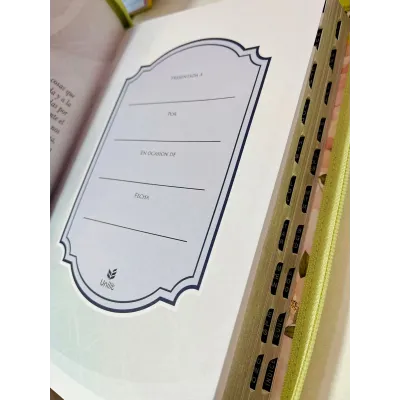 Biblia de Promesas Letra Gigante Verde floral con Cierre e Índice Biblia de Promesas Letra Gigante Verde floral con Cierre e Índice