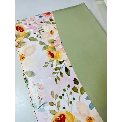 Biblia de Promesas Letra Gigante Verde floral con Cierre e Índice Biblia de Promesas Letra Gigante Verde floral con Cierre e Índice