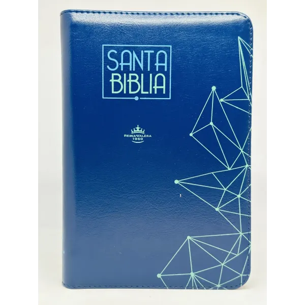 Biblia/RVR065CZLG/PJR/Azul Canto Azul