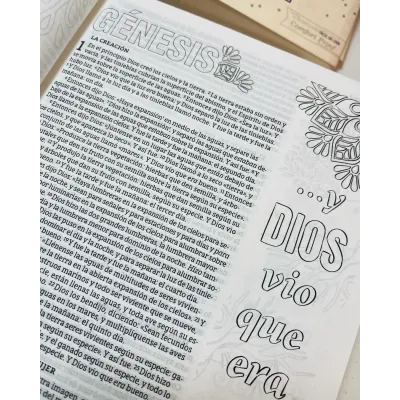 Santa Biblia edición artística NBLA tapa dura en tela | Color fucsia.. Santa Biblia edición artística NBLA tapa dura en tela | Color fucsia..