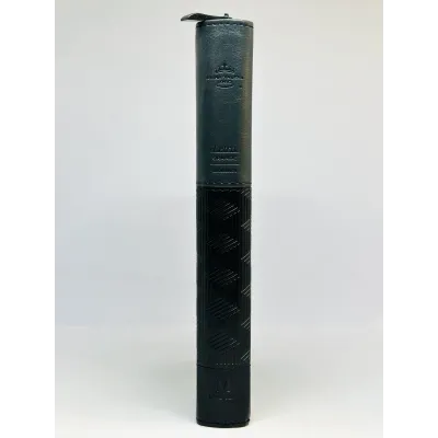 Biblia RV60 PU Negro Con Cierre Y Canto Plateado Biblia RV60 PU Negro Con Cierre Y Canto Plateado