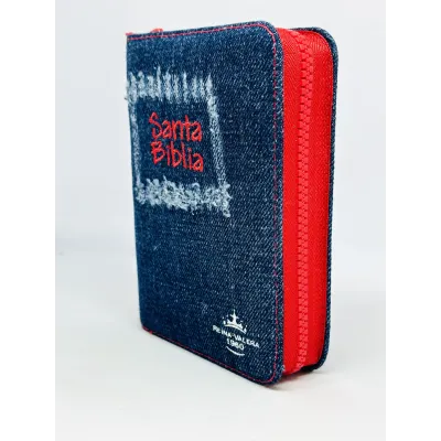 Biblia Tamaño 025 Jean Desgaste Roja [Biblia] Reina Valera 1960 Indice Cierre