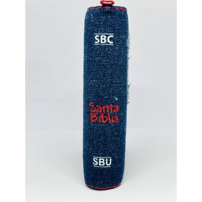 Biblia Tamaño 025 Jean Desgaste Roja [Biblia] Reina Valera 1960 Indice Cierre