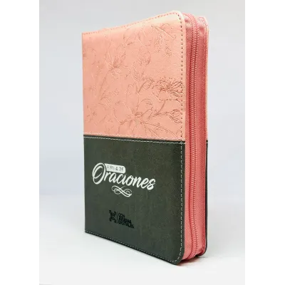 Biblia /RVR056cZLG/ Rosado Gris Canto Plateado Oraciones Biblia /RVR056cZLG/ Rosado Gris Canto Plateado Oraciones